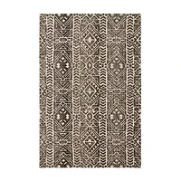 Weave And Wander Oliena Stripe Machine Made Indoor Rectangle Area Rugs