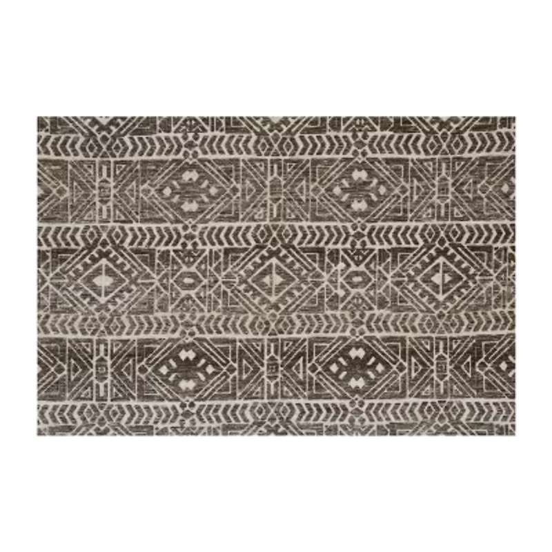 Weave And Wander Oliena Stripe Machine Made Indoor Rectangle Area Rugs