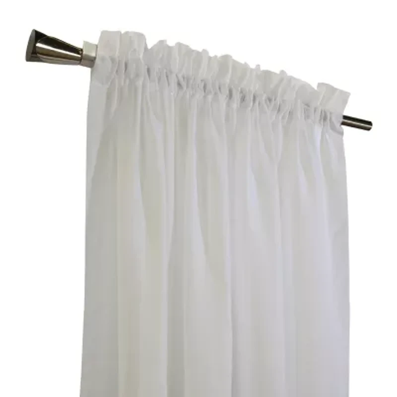 Habitat Cote D'Azure Rod Pocket Sheer Single Curtain Panel
