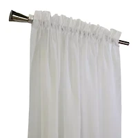 Habitat Cote D'Azure Rod Pocket Sheer Single Curtain Panel