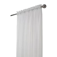 Habitat Rhapsody Voile Rod Pocket Sheer Single Curtain Panel