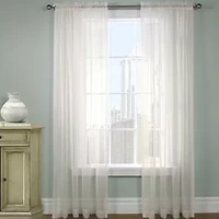 Habitat Rhapsody Voile Rod Pocket Sheer Single Curtain Panel