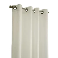 Rhapsody Lined Grommet Top Energy Saving Light-Filtering Single Curtain Panel