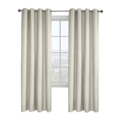 Ethan Grommet Top Energy Saving 100% Blackout Single Curtain Panel