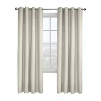 Ethan Grommet Top Energy Saving 100% Blackout Single Curtain Panel