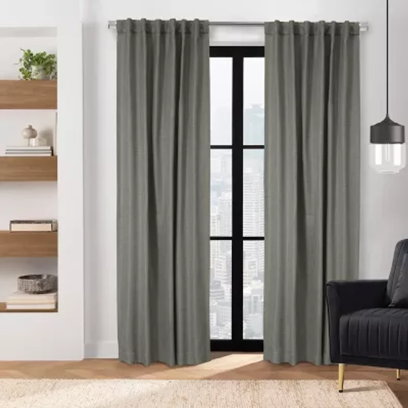 THERMALOGIC™ Galati Back Tab Energy Saving Blackout Single Curtain Panel