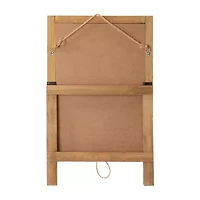 Glitzhome Harvest Wooden Turkey Easel Thanksgiving Porch Sign