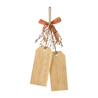 Glitzhome Fall Wooden Door Hanger Wall Sign