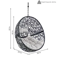 Jackson Outdoor Hanging Wicker Egg Chair