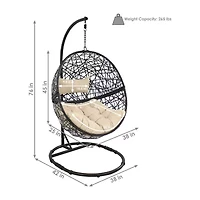 Jackson Outdoor Hanging Egg Chair Chair with Stand