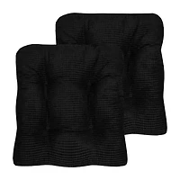 Sweet Home Collection™ Fluffy Memory Foam Tufted Chair Cushion Non Slip Rubber Back