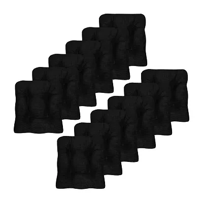 Sweet Home Collection™ Fluffy Memory Foam Tufted Chair Cushion Non Slip Rubber Back