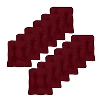 Sweet Home Collection™ Fluffy Memory Foam Tufted Chair Cushion Non Slip Rubber Back