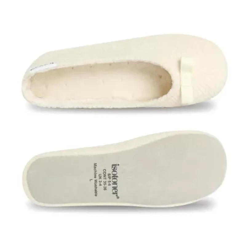 Isotoner Gemma Womens Ballerina Slippers
