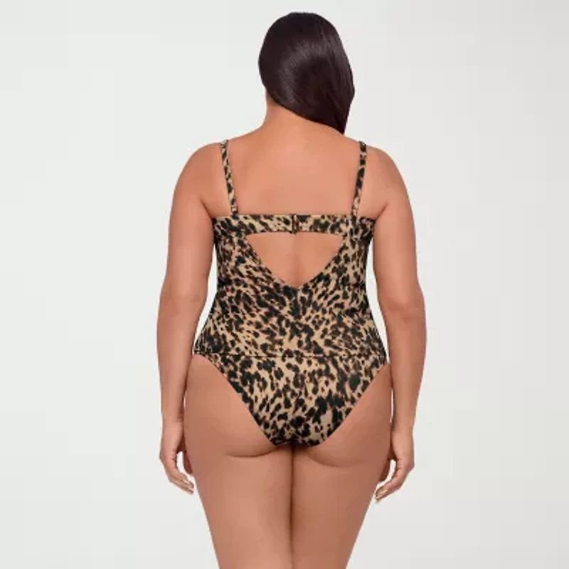S3 Swim Womens Animal Tankini Swimsuit Top