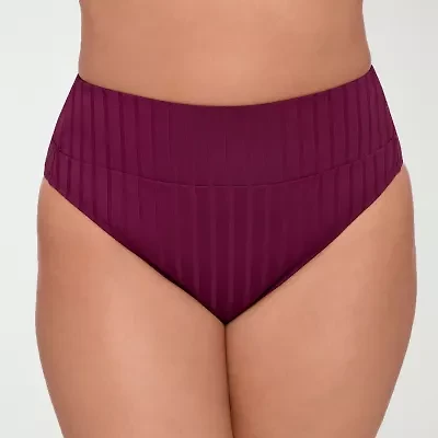 S3 Swim Womens Moderate Coverage High Waist Bikini Swimsuit Bottom