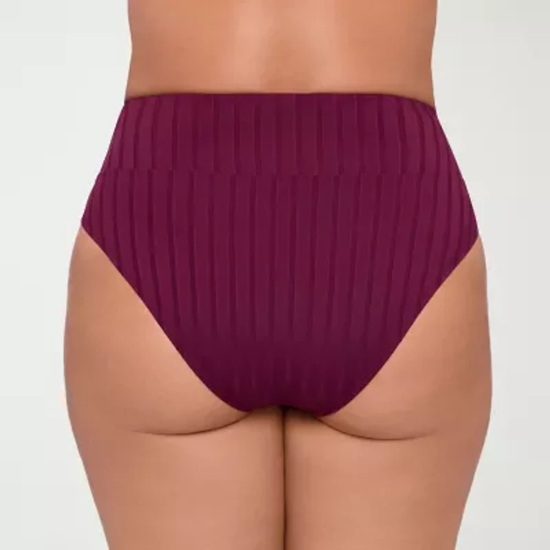 S3 Swim Womens Moderate Coverage High Waist Bikini Swimsuit Bottom