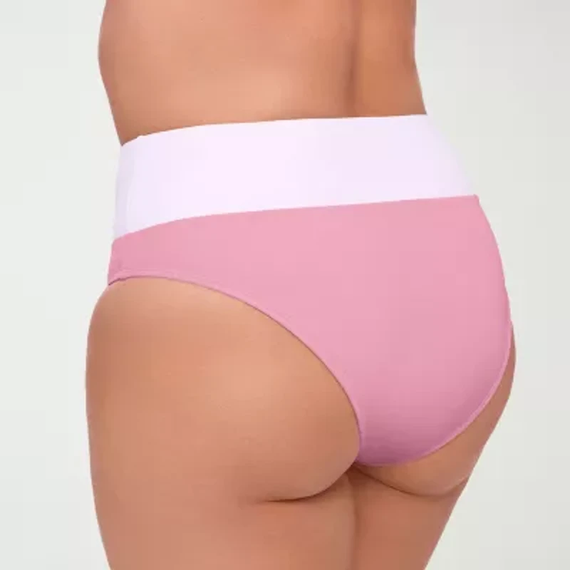 S3 Swim Womens Moderate Coverage High Waist Bikini Swimsuit Bottom