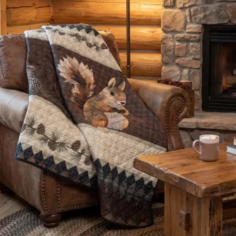 Donna Sharp Pine Circle Ucc Washable Throw