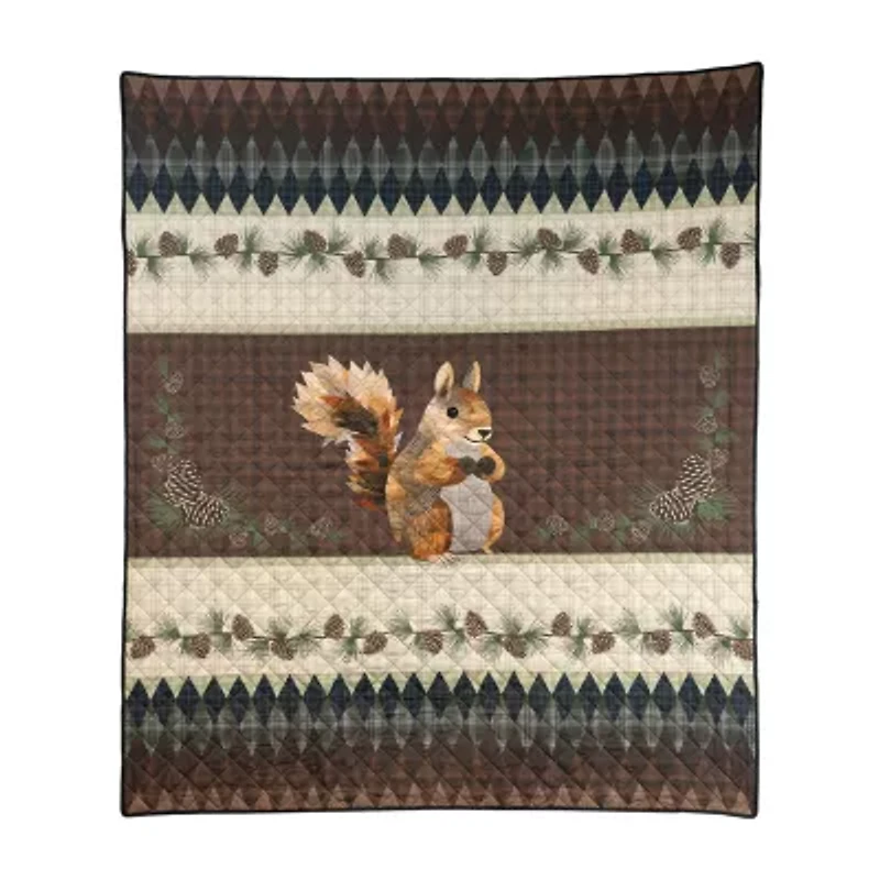 Donna Sharp Pine Circle Ucc Washable Throw