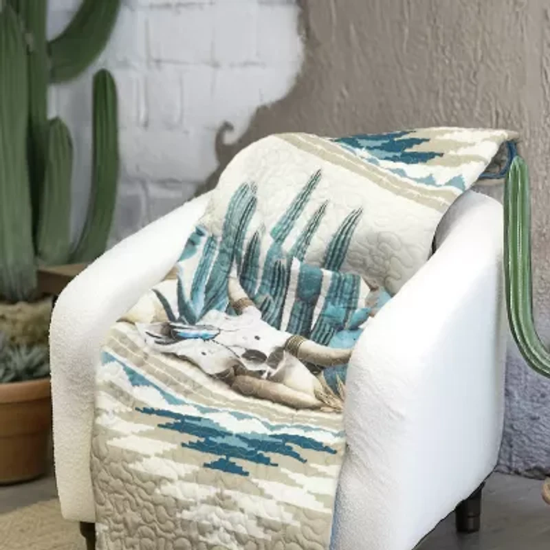 Donna Sharp Cacti Ucc Washable Throw