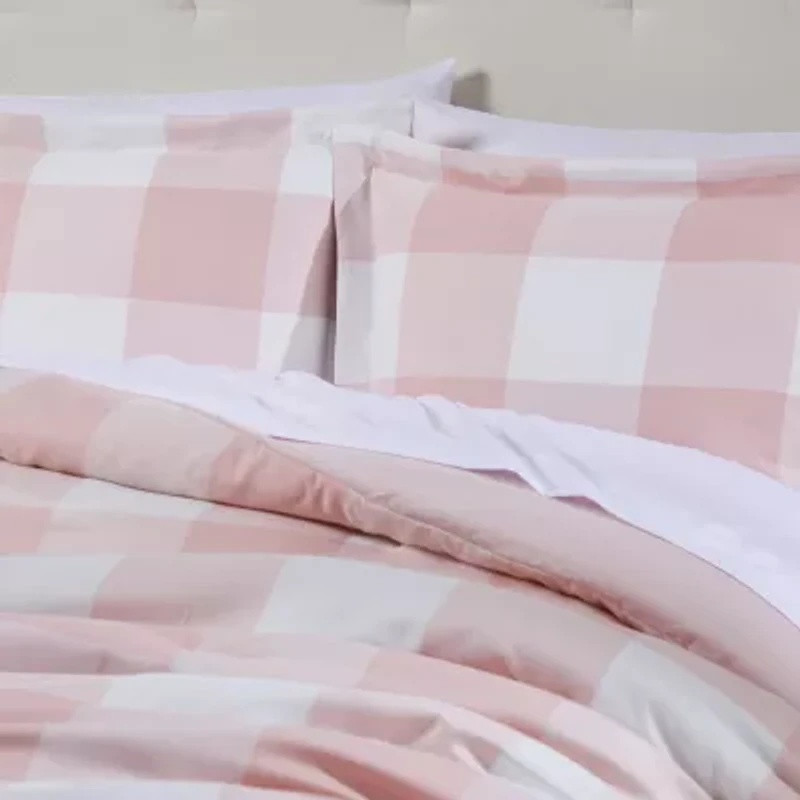 Sweet Home Collection™ Buffalo Plaid Bed a Bag Set with Bonus Pillowcases