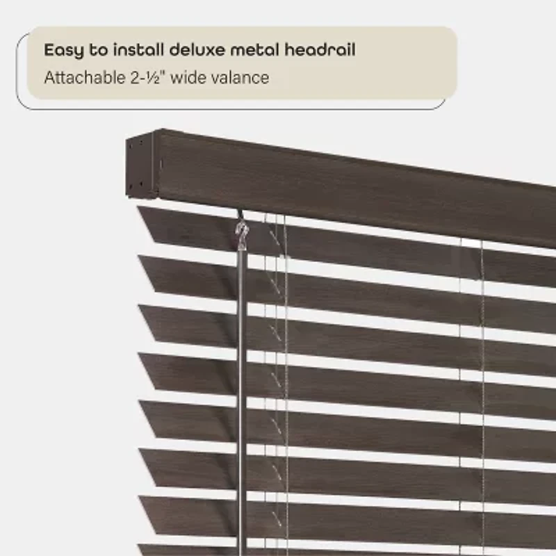 Achim Gii Madera Falsa 2" Cordless Faux Wood Blind