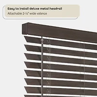 Achim Gii Madera Falsa 2" Cordless Faux Wood Blind