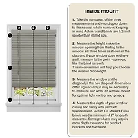 Achim Gii Madera Falsa 2" Cordless Faux Wood Blind