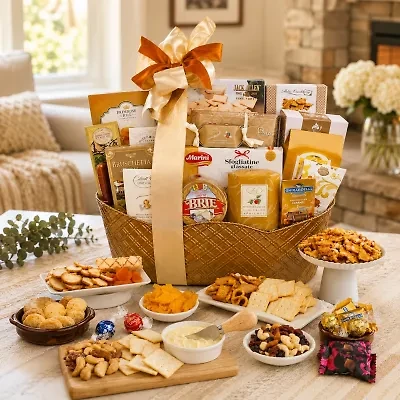 Alder Creek Corporate VIP Gift Basket Food Set