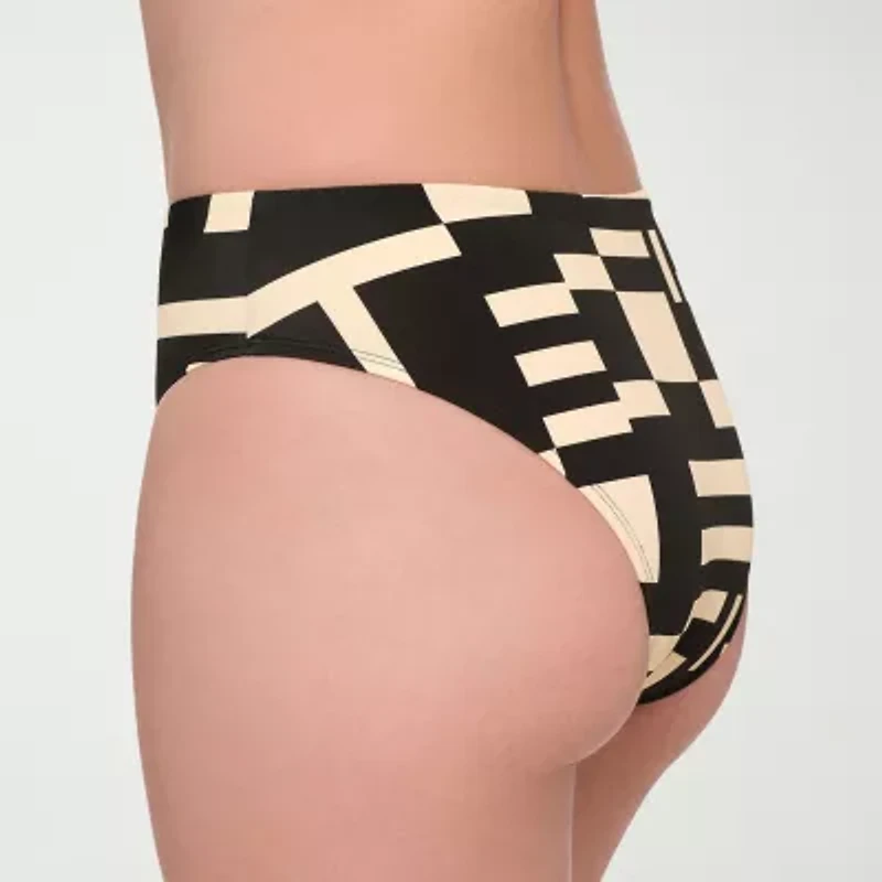 S3 Swim Womens Lined Animal Moderate Coverage Bikini Swimsuit Bottom