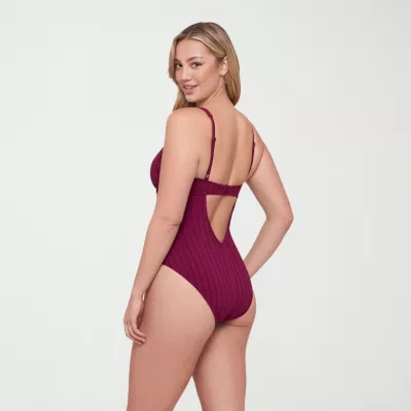S3 Swim Womens Moderate Coverage One Piece Swimsuit