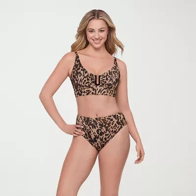 S3 Swim Womens Animal Bralette Bikini Swimsuit Top
