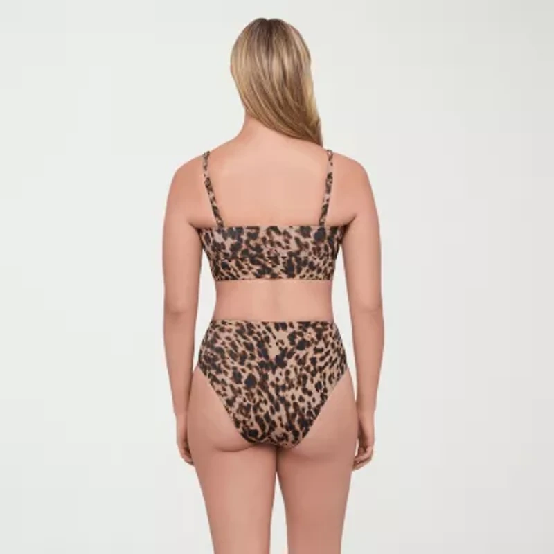 S3 Swim Womens Animal Bralette Bikini Swimsuit Top