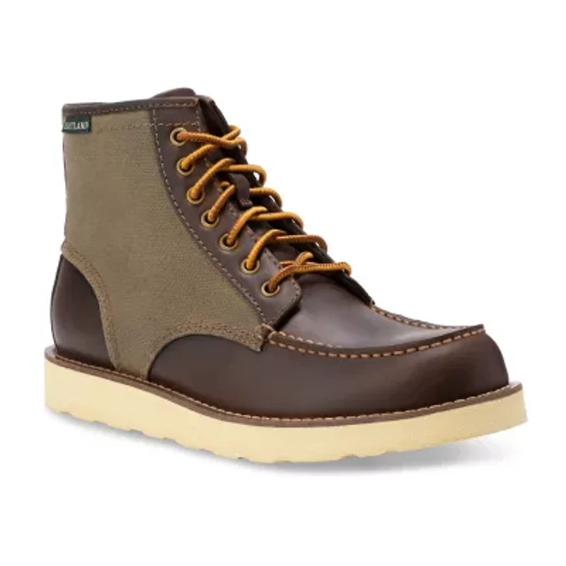 Eastland Mens Lumber Up Moc Toe Boot Flat Heel Chukka Boots