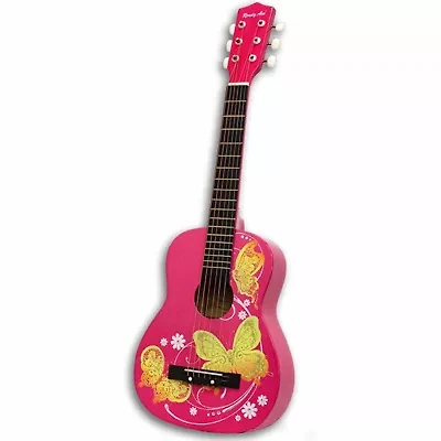 Ready Ace Ready Ace 30" Pink Butterfly Guitar Musical Instrument