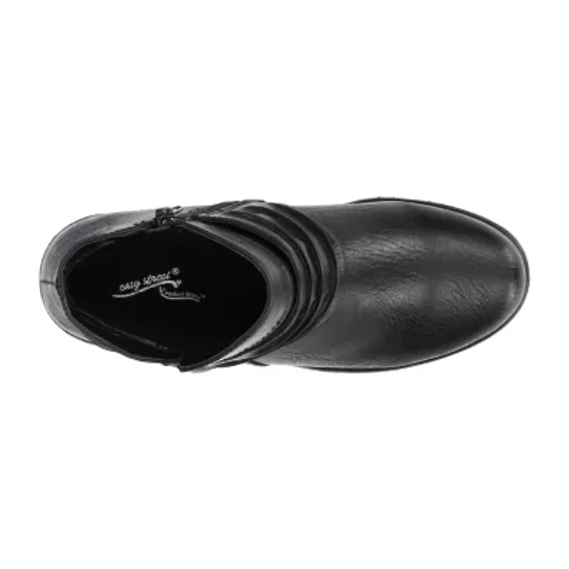 Easy Street Womens Damita Block Heel Booties