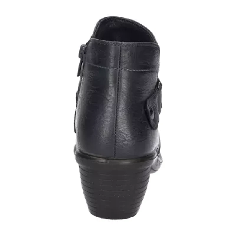 Easy Street Womens Damita Block Heel Booties