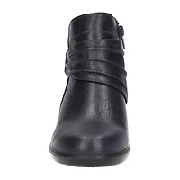 Easy Street Womens Damita Block Heel Booties