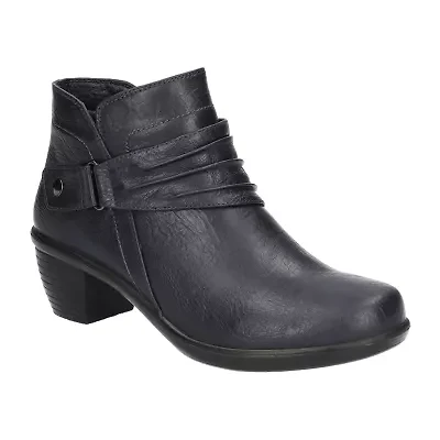 Easy Street Womens Damita Block Heel Booties