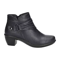 Easy Street Womens Damita Block Heel Booties