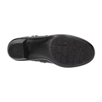Easy Street Womens Damita Block Heel Booties