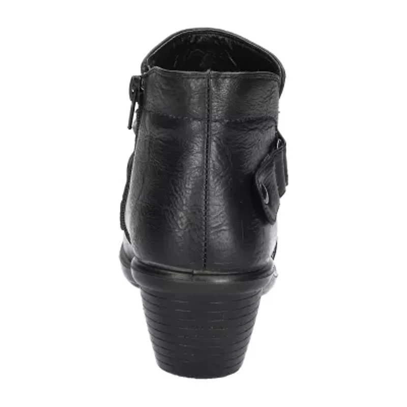 Easy Street Womens Damita Block Heel Booties