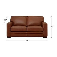 Amax Leather Dillon Leather Upholstery Collection Sofa & Loveseat Set
