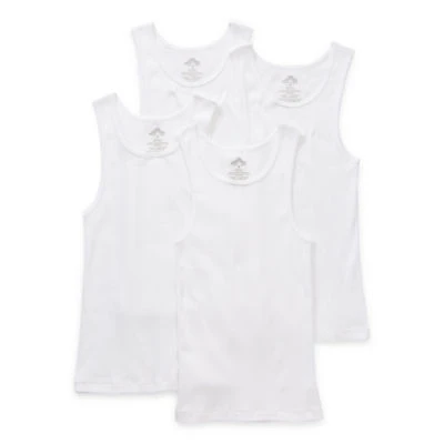 Thereabouts Little & Big Kid Boys Crew Neck Sleeveless 4 Pack Tank