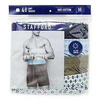 Stafford Knit Mens 4 Pack Boxers 302601