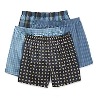 Stafford Woven Mens 4 Pack Boxers 208875
