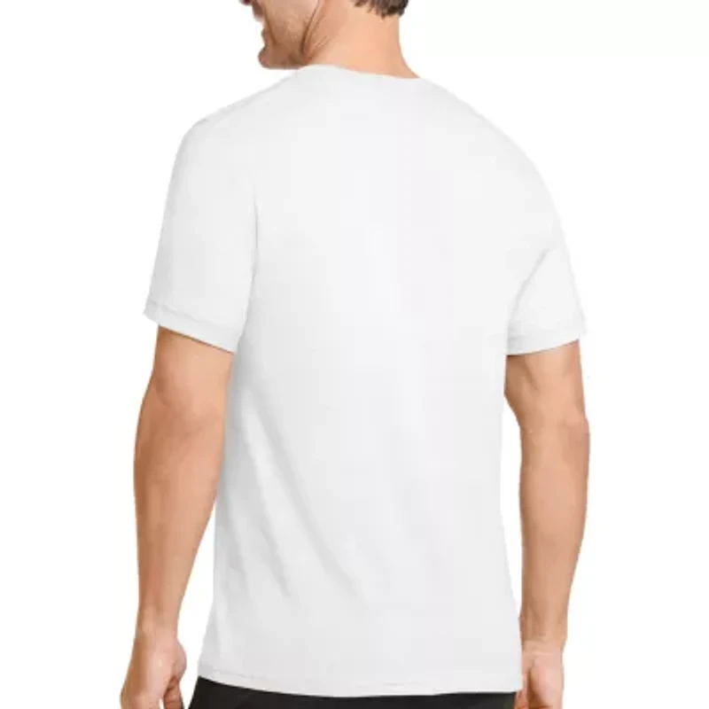 Jockey Classic Mens 2 Pack Short Sleeve V Neck T-Shirt