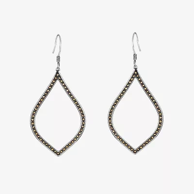 Womens Sterling Silver Drop Earrings