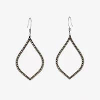Womens Sterling Silver Drop Earrings